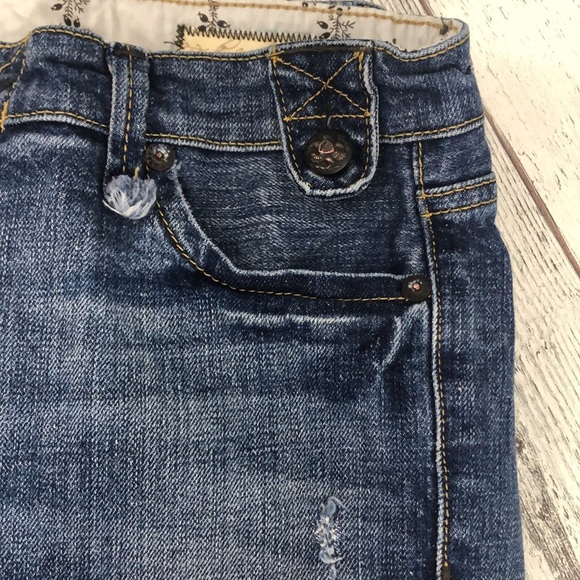 Polo by Ralph Lauren Kelly Stretch Bootcut Distressed Jeans Size 2/26 - Picture 12 of 13